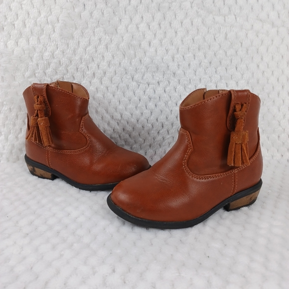 Cat & Jack Shoes 525 Cat Jack Baby Girl Brown Boots Size 8 Poshmark